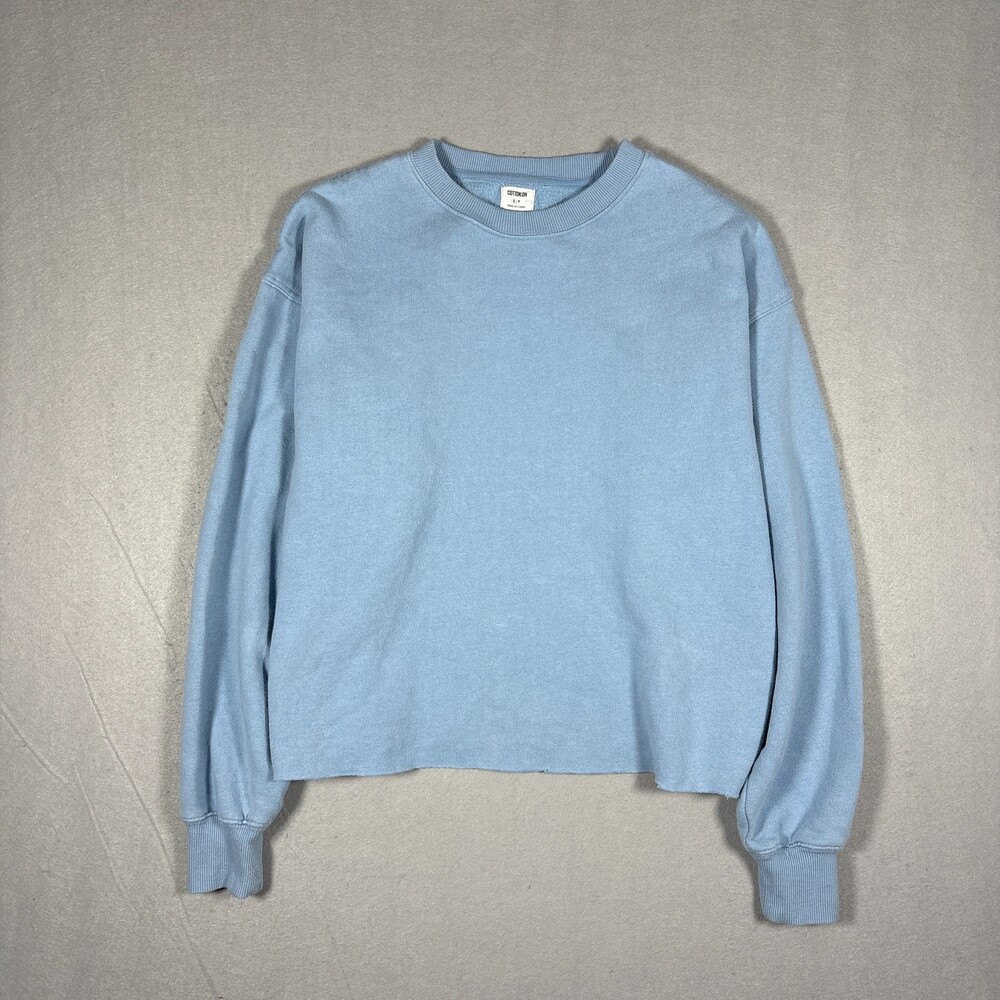 Cotton On Baby Blue Men's Sweater Size S